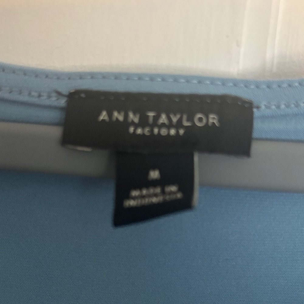 Ann Taylor Teal Midi Dress - Picture 2 of 5